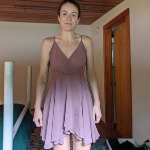 Mauve Mini Dress